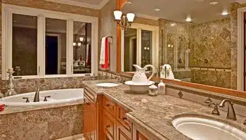 Ballard marble bathroom installation in WA near 98117